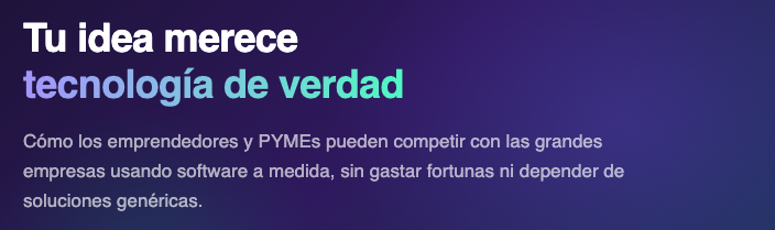 Escala tu emprendimiento